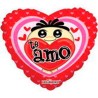 Globos de foil de 9" Te Amo
