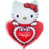 Globos de foil supershape Hello Kitty Love You