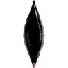 Globos de foil TAPER 13" Onyx Black Qualatex