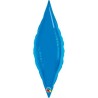 Globos de foil TAPER 13" Azul Zafiro Qualatex