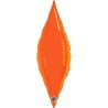 Globos de foil TAPER 13" Naranja Qualatex