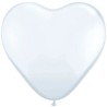 Globos de 11" Corazones Blanco Qualatex