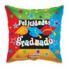 Globos de foil de 18" (46Cm) Felicidades Graduado