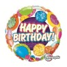 Globos de foil de 18" (45Cm) Birthday Puntazos holograficos