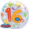 Globos de foil de 22" Bubbles 16 Estrellas Brillantes