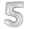 Globos de Foil de 40" (101cm) Numero 5