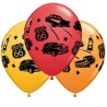 Globos de 11" Coches Clasicos Ruta 66 Qualatex