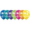 Globos de 11" Surtido Vistas Tropicales