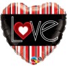 Globos de foil de 18" (45Cm) Love o no lo ve