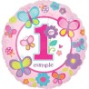 Globos de foil de 18" (45Cm) Cumpleaños 1 Niña