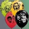 Globos de 11" Zombis Qualatex