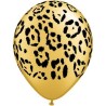 Globos de 11" (28Cm) Manchas Leopardo Oro