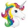 Globos de foil Supershape Unicornio Arcoiris