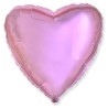 Globos de foil corazones 18" Rosa Claro