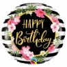 Globos foil 18" (46Cm)  Birthday Hibiscus