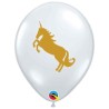 Globos de 11" Unicornio Transparente Qualatex