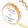 Cinta 15mm x 10m Satin Corazones Oro
