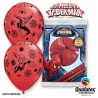 Globos de 11" Qualatex Spiderman Rojo
