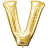 Globos Foil de 32" (81cm) Letra V Oro Anagram