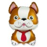 Globos de Foil Supershape Bulldog Frances Marron