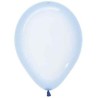 Globos 11" Cristal Pastel Azul