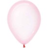 Globos redondos 5" Cristal Pastel Rosado
