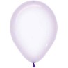 Globos redondos 5" Cristal Pastel Lila