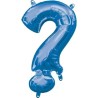 Globos Foil de 16" (40cm) Interrogacion Azul