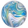 Globos Foil 16" ORBZ Marblez Azul