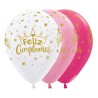 Globos R-12 Feliz Cumple Coronas