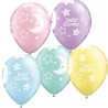 Globos 11" Lunas Y Estrellas B6