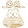 Globos Foil 27" X 22" Aniversario 50 Oro