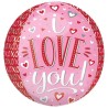 Globos Foil 16" ORBZ I Love You