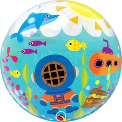 Globos de 22" Bubbles Birthday Playero