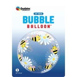 Globos de 24" Bubbles Abejas Y Margaritas