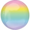Globos Foil 16" ORBZ Ombre Pastel Multicolor