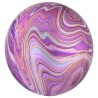 Globos Foil 16" ORBZ Marblez Morado