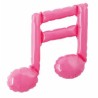 Globos foil 9" Nota musical Rosa Doble