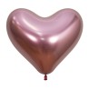 Globos 14" Corazones Reflex Rosado