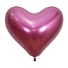 Globos 14" Corazones Reflex Fucsia