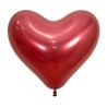 Globos 14" Corazones Reflex Rojo