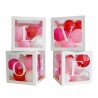 Cajas Cuadradas Transparentes LOVE