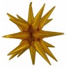 Globos Foil 88 Cm Estrella Multipunta Oro