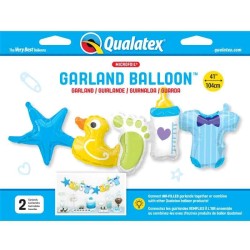 Globos Foil de 41" Guirnalda Baby Boy