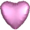 Globos de foil Corazones 18" Satin Rosa Claro