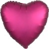 Globos de foil Corazones 17" Satin Granate