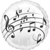 Globos Foil 17" Notas Musicales