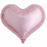 Globos Foil Corazones 25" Jelly Rosa Claro