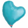 Globos Foil Corazones 25" Sweet Azul Claro