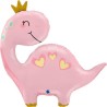Globos Foil de 28" (71Cm) Dinosaurio Rosa